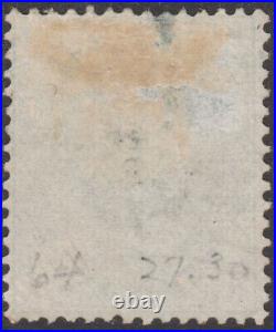 1873 SG150 1s GREEN PLATE 12 WMK SPRAY MINT HINGED (NK) CAT £650.00