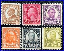 1922-25 US Stamp SC#551-573 Regular Issue Flat Printing CV$223.4
