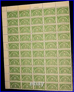 1955 10c-20c SPECIAL HANDLING DRY PRINTING IN COMPLETE PANES OF 50 MNH #QE1B-QE3