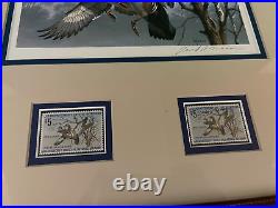 1974 Hunting Federal Duck Stamp Print #RW41 Wood Ducks by David Maass +