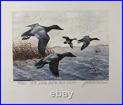 1978 SOUTH DAKOTA State Duck Stamp Print JOHN MOISAN #84/300