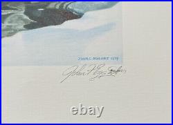 1979 ILLINOIS State Duck Stamp Print JOHN EGGERT with STAMP
