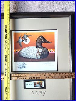 1979 Nevada First of State Duck Stamp and Print Signed Larry Hayden #266/500