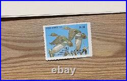 1980 ILLINOIS State Duck Stamp Print BARTLETT KASSABAUM with STAMP