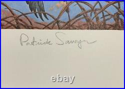 1980 OKLAHOMA State Duck Stamp Print PAT SAWYER with STAMP