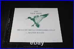 1985 1988 Ny Migratory Bird Stamp And Print 4pc Collection All 211/14040 Rare