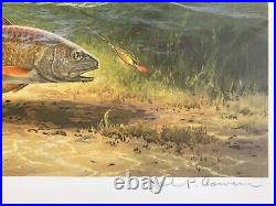 1986 Texas Saltwater Print by John Cowan 1st of Series with stamp mint condition