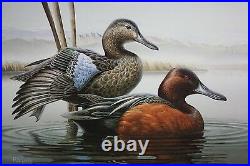 1987 Idaho Migratory Waterfowl Print Mint Stamp First of State Folio Signed