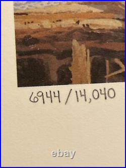 1987, New York, Lee Le Blanc, Mint Stamp, 6944/14,040, Conservation Print In Folder
