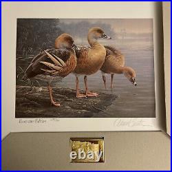 1989 AUSTRALIA Duck Stamp Print Executive Edition DANIEL SMITH withStamp & etching