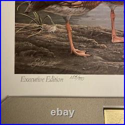 1989 AUSTRALIA Duck Stamp Print Executive Edition DANIEL SMITH withStamp & etching
