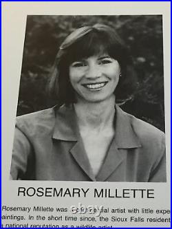 1989, S. Dakota, Rosemary Millette, Wildlife Habitat Stamp, & Mint Stamp, 24/500 Mint
