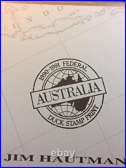 1990, Australia, First Of Nation, 16/8960, Jim Hautman, No Stamp, Mint. 32 Yrs