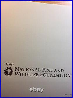 1990, National Fish & Wildlife Foundation, 458/2249, Robert Bateman No Stamp. Mint