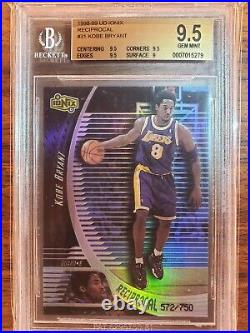 1998-99 Kobe Bryant Reciprocal 9.5 Gem Mint /750 UD Ionix #31 POP 1 None Higher