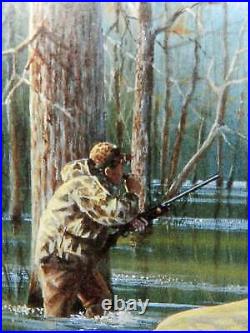 1998 Arkansas Waterfowl Duck Conservation Stamp Print New Mint Mallards Hunting