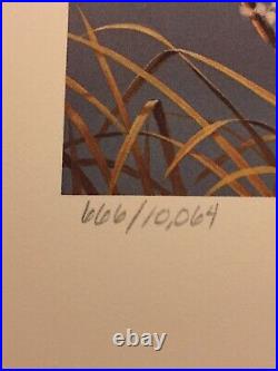1 State Duck, 1987, W. VA, 666/10064, Dan Smith, Mint Stamp, Mint Print, in Folder