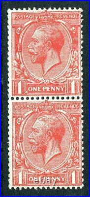 1d pale scarlet RARE SOMERSET HOUSE EXPERIMENTAL PRINTING SG N17A MINT COIL PAIR