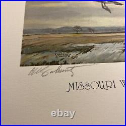 1st. Of State, Missouri, Canada Goose, 291/2000, Schwartz, Excellent. Mint Stamp