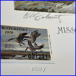 1st. Of State, Missouri, Canada Goose, 291/2000, Schwartz, Excellent. Mint Stamp