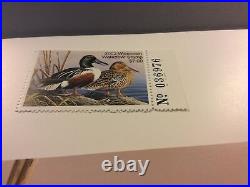 2002, Wisc Waterfowl Stamp Design, Doughty, Mint Stamp