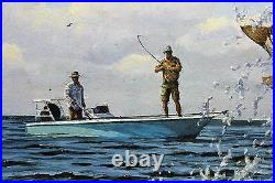 2007 Texas Saltwater Conservation Stamp Print Framed Mint New Snook Fish