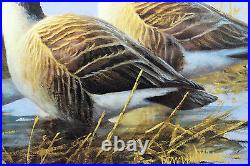 2012 Texas Waterfowl Duck Conservation Stamp Print Framed New Mint Canada Geese