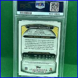 2014 Bowman Chrome #21 Aaron Rodgers Gold Refractor SSP Serial#9/50 PSA 9 Mint