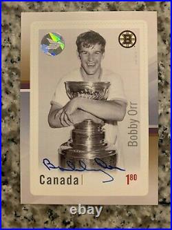 2017 Canada Post Bobby Orr Auto Stamp Extremely Short Printed Gem Mint Condition