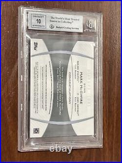 2017 Topps DIAMOND ICONS DUAL TEAM AUTO RELICS RED MARK McGWIRE MINT BGS 9 #4/5
