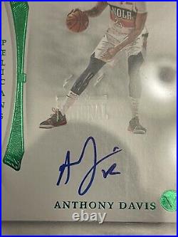 2018-19 Panini Flawless Basketball Anthony Davis Black Box 1 Of 1 Autograph