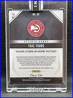 2018-19 Panini Instant Trae Young Auto RC 1/1 Signature Autographed Rookie Hawks