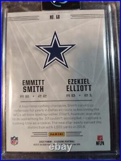 2020 Illusions Trophy Collection Emmitt Smith / Ezekiel Elliott #12/12 SP Dallas