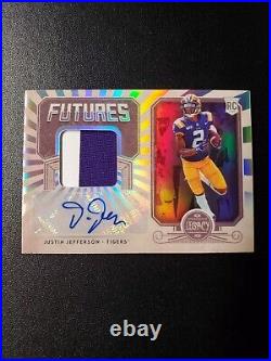 2020 JUSTIN JEFFERSON Rookie Patch Autograph RPA Panini Legacy Futures #036/199