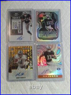 2020 Panini Flawless Prizm Optic Henry Ruggs III Silver Gold Rookie Auto Lot x11