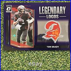 2021 Optic Tom Brady Legendary Logos Fotl Purple Stars 11/25 Rare Mint Condition