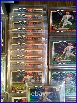 2021 Topps Series 1 Baseball Jo Adell RC lot x39 serial numbered Gold Rainbow