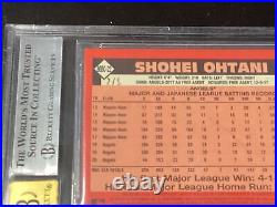 2021 Topps Silver Pack Red Refractor SHOHEI OHTANI Auto BGS 9 Mint #'d 2/5 POP 1