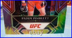 2022 Panini Select UFC Paddy Pimblett RC Tie Dye Mezzanine Level #/25 1st Editi