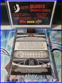 2022 Topps Archives Signature Series 2011 Bowman Plat. Auto Miguel Cabrera 1/1