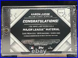 2022 Topps Series 1 Major League Material Aaron Judge? Record 61? Yankee lot 7