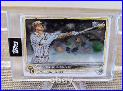 2024 TOPPS SPOTLIGHT ANDY FRIEDMAN MANNY MACHADO #1/1 Original Artwork Encased