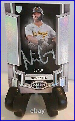 24 Tier One Break Out Autographs Silver Foil Holo /10 Nick Gonzales Pirates SSP