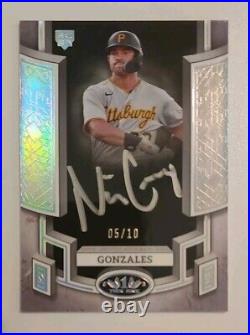 24 Tier One Break Out Autographs Silver Foil Holo /10 Nick Gonzales Pirates SSP