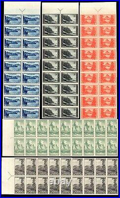 756-765 National Parks Farley Special Printing Arrow Blocks of 18 Mint, ngai