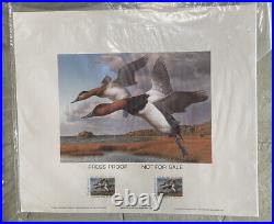 80's Press Proof Rhode Island Duck Stamp Print & Idaho Waterfowl Stamp Print