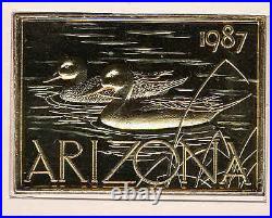 ARIZONA #1 1987 DUCK STAMP PRINT EXECUTIVE ED PINTAILS by Daniel Smith Reg $350