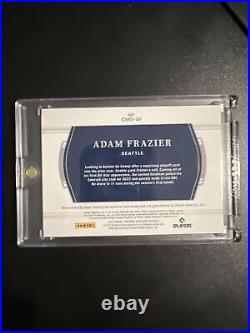 Adam Frazier 2022 National Treasures Colossal 1/1 Platinum Patch Auto Orioles