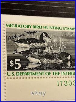 Alderson Magee, 1976-77, Federal Duck, 879/3600, Signed Stamp, Mint Condition item