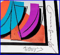 Andy Warhol U. N Stamp ORIGINAL POP ART PRINT AND POSTAGE STAMP SILKSCREEN MINT
